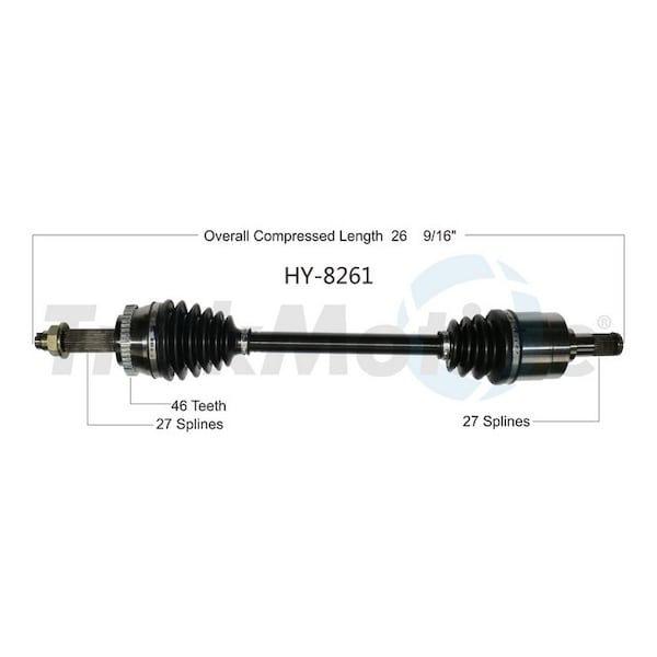 Surtrack Axle Cv Axle Shaft, Hy-8261 HY-8261 - main